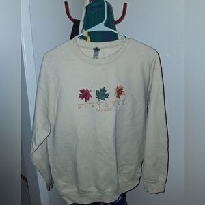 Montreal Canada Cream Sweater M